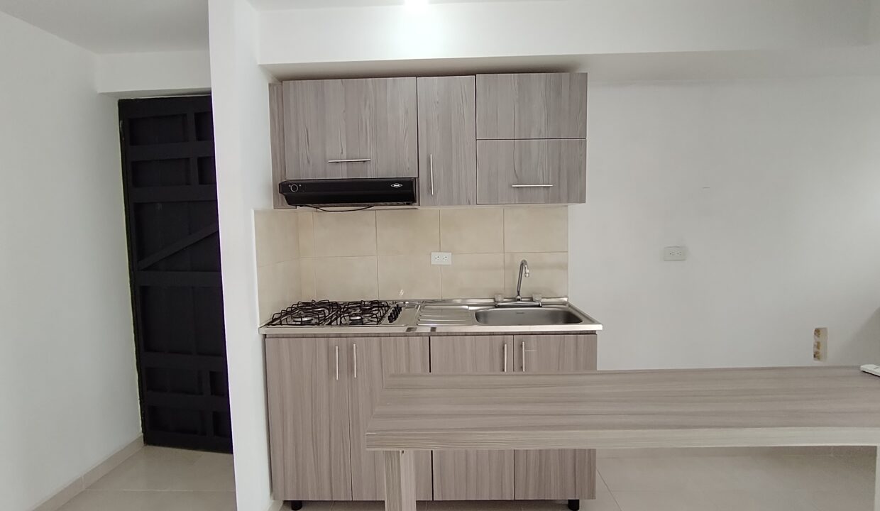 Apartamento San Luis Rey Cocina con Barra Tipo Americano