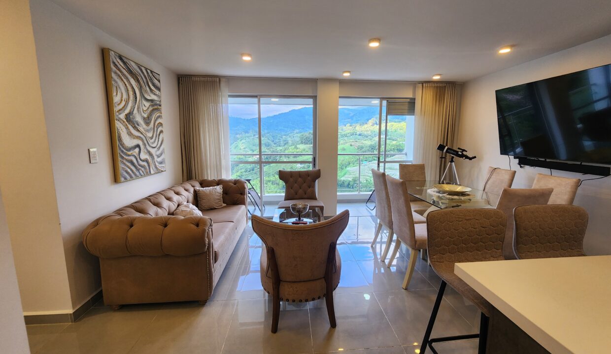 Sala comedor con Vista a La Cordillera Conjunto Arboretum