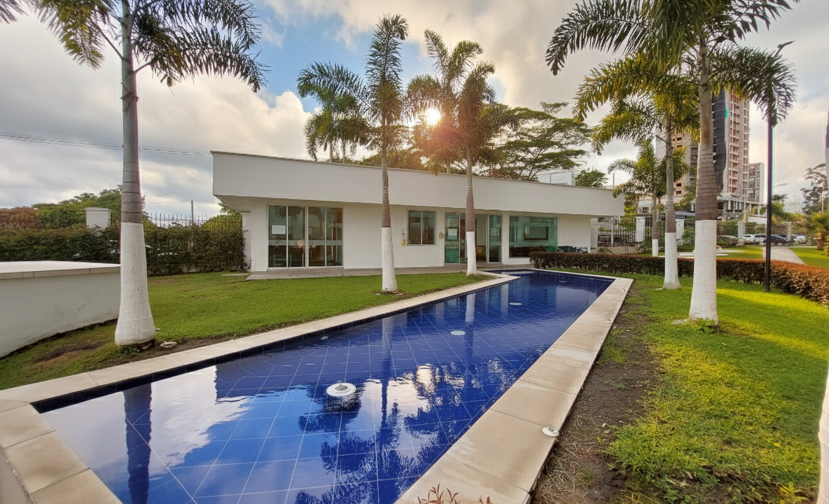 Recepción con fuente